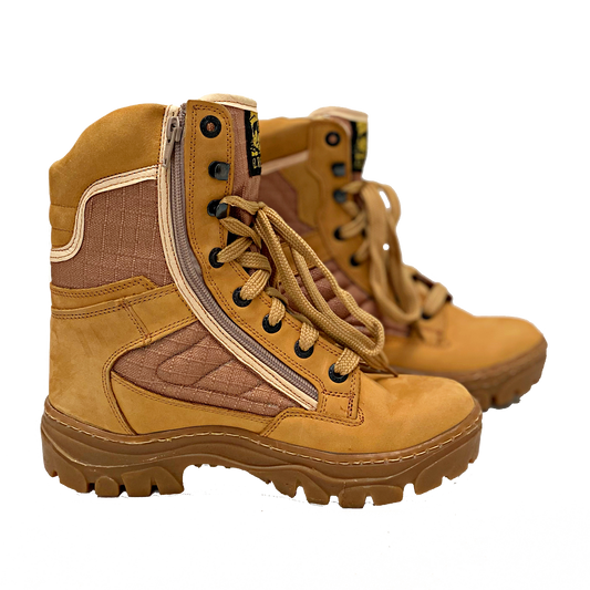 Special Tactical Boots With Internal Zip (721A) Desert