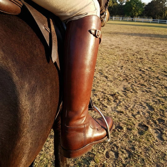 Triple Layer Polo Boot (Brown)