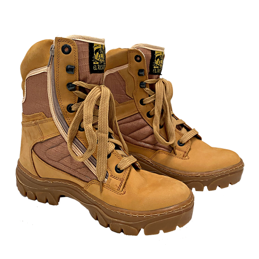 Special Tactical Boots With Internal Zip (721A) Desert