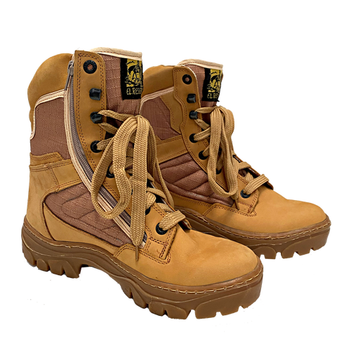Cordura Tactical Boots With Zip (721) Desert