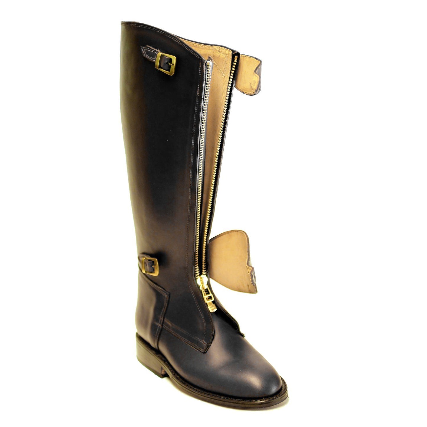 Black Polo Boot with Front Zip El Resero 2