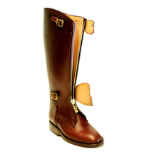 Load image into Gallery viewer, Polo Boot with Front Zip (Brown)
